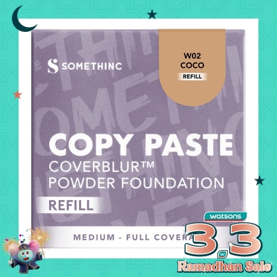 SOMETHINC Somethinc Refill Copy Paste CoverBlur Powder Foundation W02 Coco