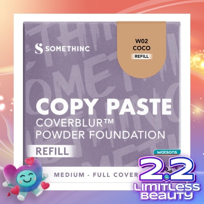 SOMETHINC Somethinc Refill Copy Paste CoverBlur Powder Foundation W02 Coco