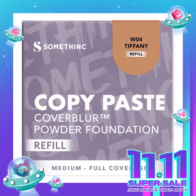 Somethinc Refill Copy Paste CoverBlur Powder Foundation W04 Tiffany