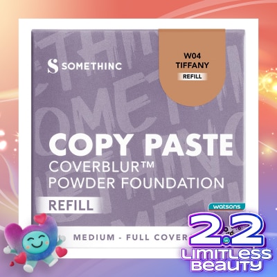 SOMETHINC Somethinc Refill Copy Paste CoverBlur Powder Foundation W04 Tiffany