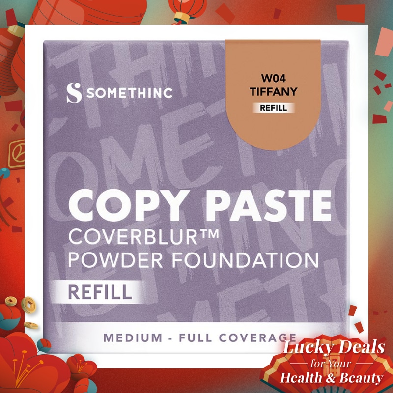 Somethinc Refill Copy Paste CoverBlur Powder Foundation W04 Tiffany