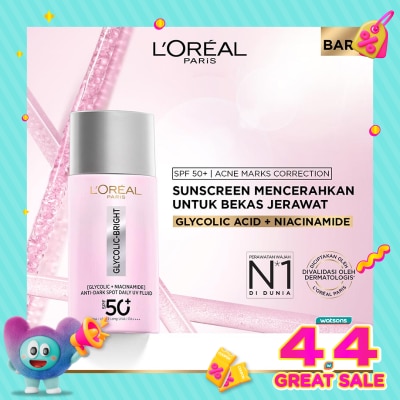 L'OREAL - L'Oreal Glyco Dark Spot UV SPF50 50ml