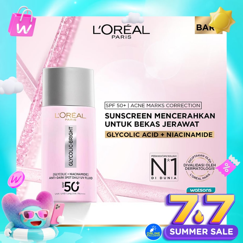 Glycolic Bright Anti Dark-Spot Daily UV Fluid SPF50+ 50ml