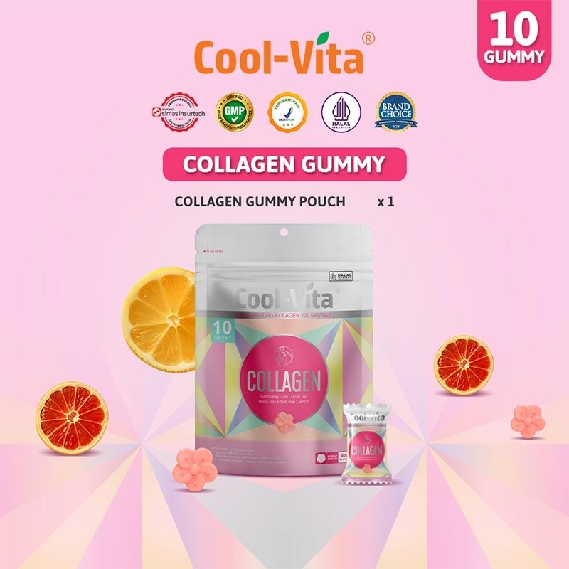 Coolvita Collagen Gummy 10'S (Pouch)