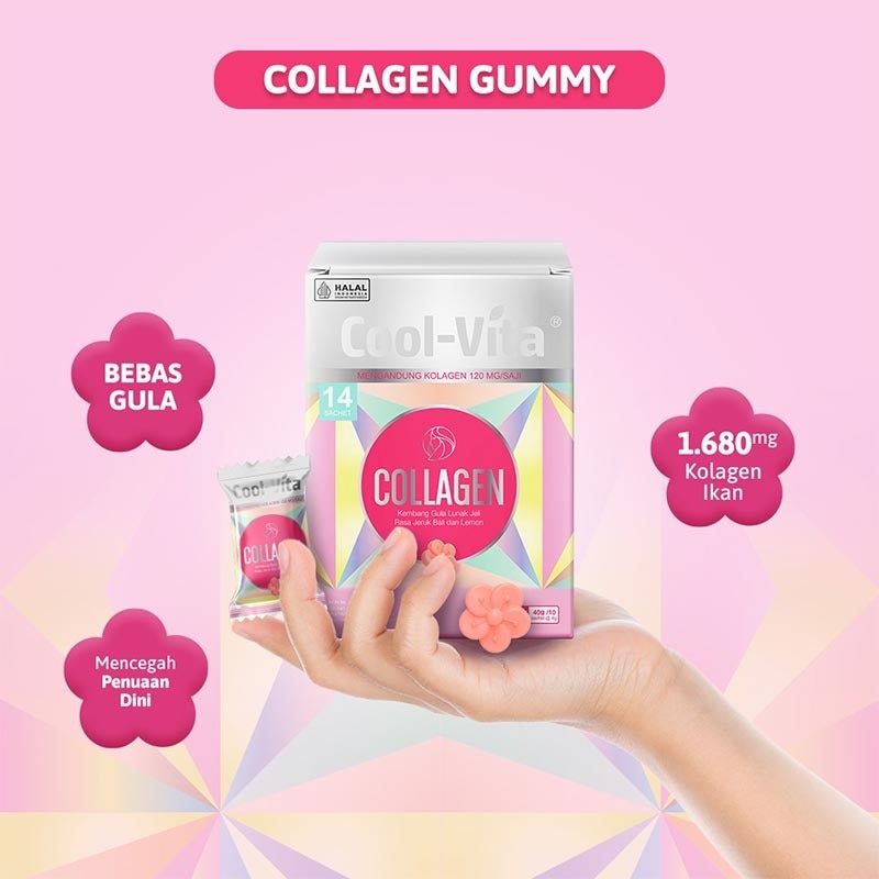 Coolvita Collagen Gummy 10'S (Pouch)