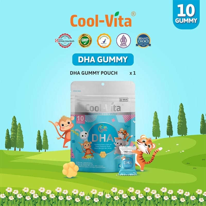 Coolvita DHA Gummy 10'S (Pouch)