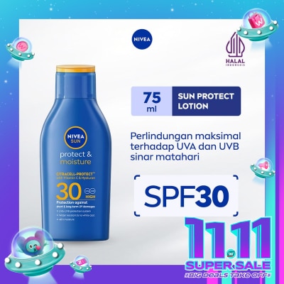 NIVEA Nivea Sun Protect & Moisture SPF30 PA+++ Lotion 75ml