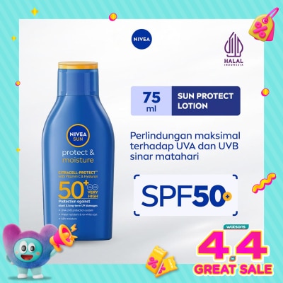 NIVEA - Nivea Sun Protect & Moisture SPF50 PA+++ Lotion 75ml