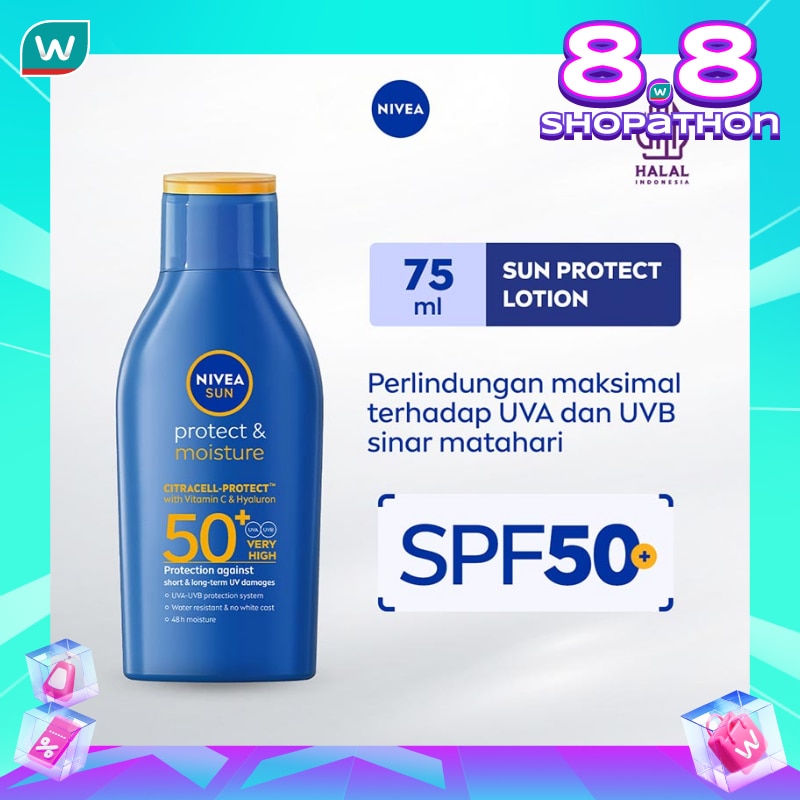 Nivea Sun Protect & Moisture SPF50 PA+++ Lotion 75ml