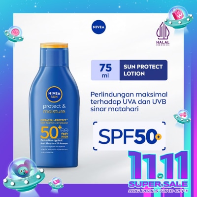 NIVEA Nivea Sun Protect & Moisture SPF50 PA+++ Lotion 75ml