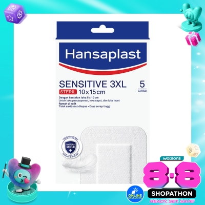 HANSAPLAST - Sensitive Steril 3XL 10 x 15cm 5'S image