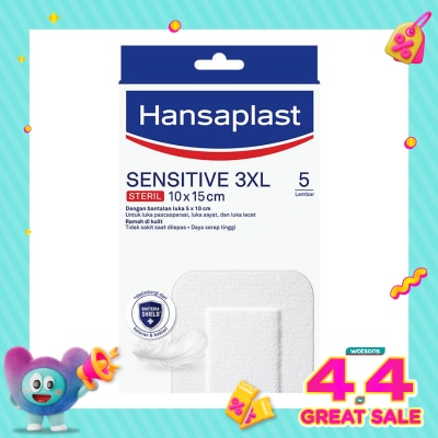 HANSAPLAST - Sensitive Steril 3XL 10 x 15cm 5'S