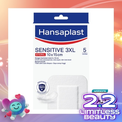 HANSAPLAST Sensitive Steril 3XL 10 x 15cm 5'S
