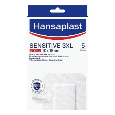 HANSAPLAST Sensitive Steril 3XL 10 x 15cm 5'S