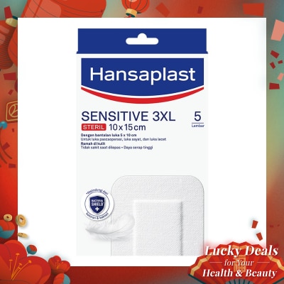 HANSAPLAST Sensitive Steril 3XL 10 x 15cm 5'S