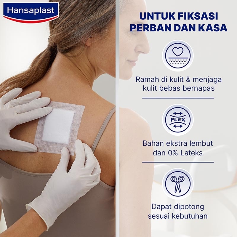 Hansaplast Rol Plester Putih 1m x 10cm