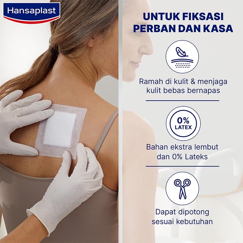 Hansaplast Rol Plester Putih 1m x 10cm