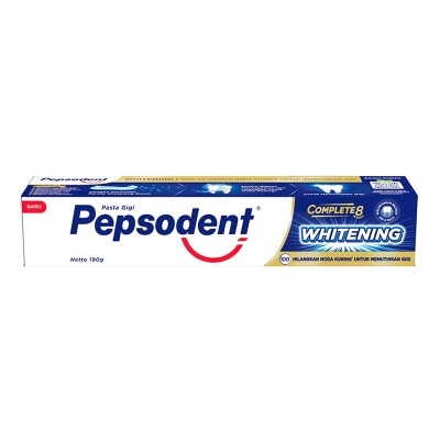 Pepsodent Pepsodent Pasta Gigi Complete 8 Whitening 190g