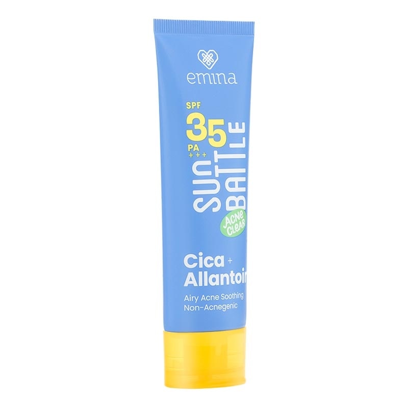 Emina Sun Battle SPF 35 PA +++ Acne Clear Cica + Allantoin Airy Acne Soothing 50ml