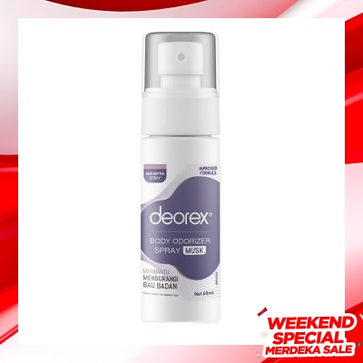DEOREX Deorex Body Spray Masking Fragrance Musk 60ml