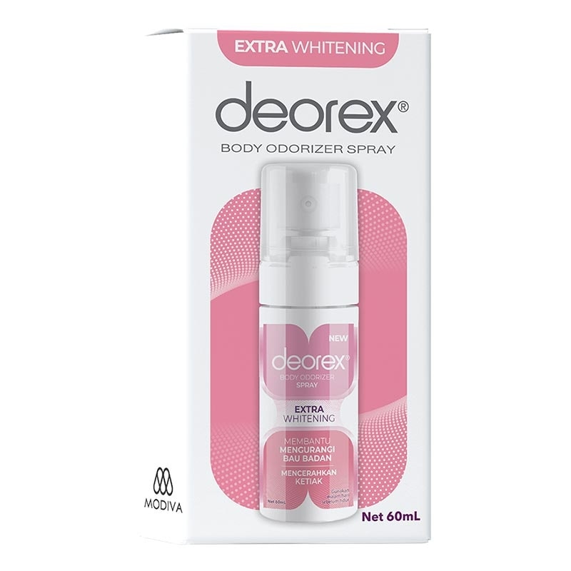 Deorex Body Spray Extra Whitening 60ml