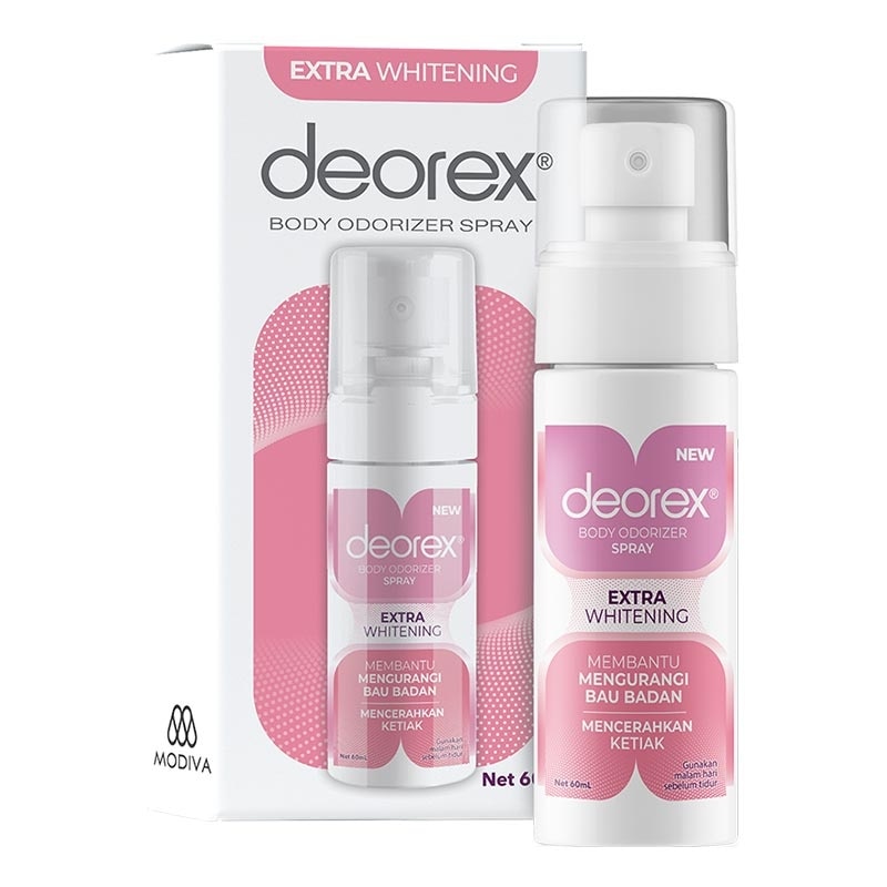 Deorex Body Spray Extra Whitening 60ml