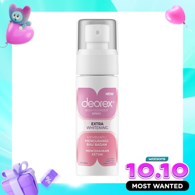 DEOREX Deorex Body Spray Extra Whitening 60ml image
