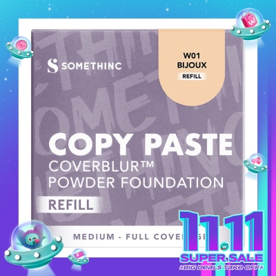 SOMETHINC Somethinc Refill Copy Paste Coverblur Powder Foundation W01 Bijoux