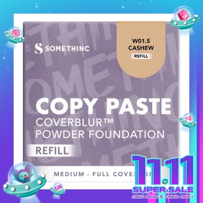 SOMETHINC Somethinc Refill Copy Paste Coverblur Powder Foundation W01.5 Cashew