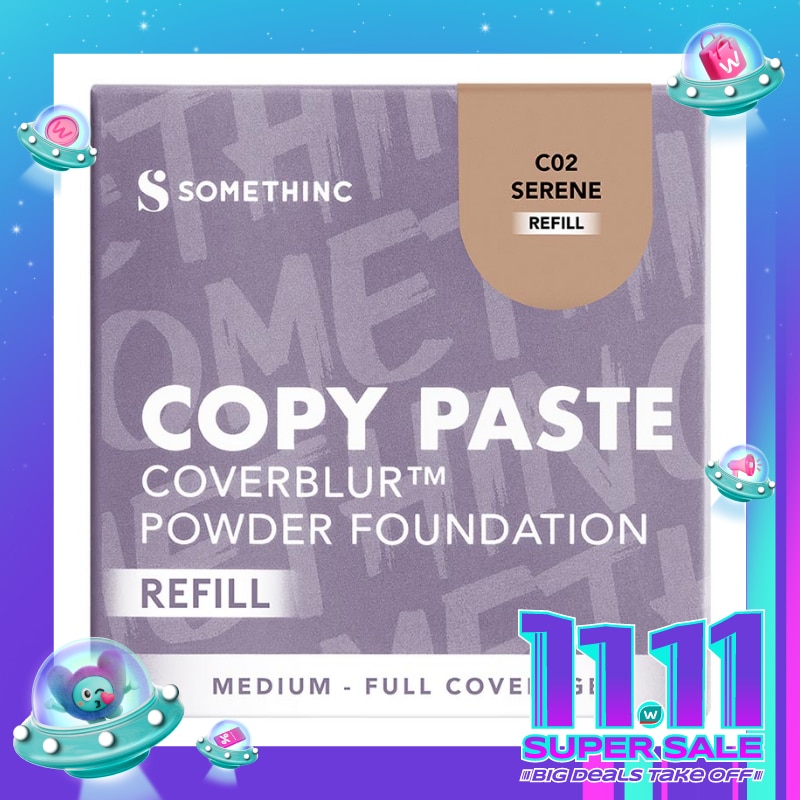 Somethinc Refill Copy Paste Coverblur Powder Foundation C02 Serene