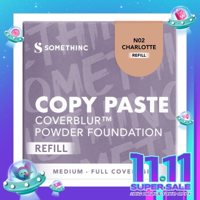 SOMETHINC Somethinc Refill Copy Paste Coverblur Powder Foundation N02 Charlotte