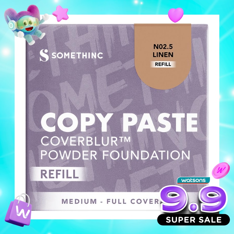 Somethinc Refill Copy Paste Coverblur Powder Foundation N02.5 Linen image