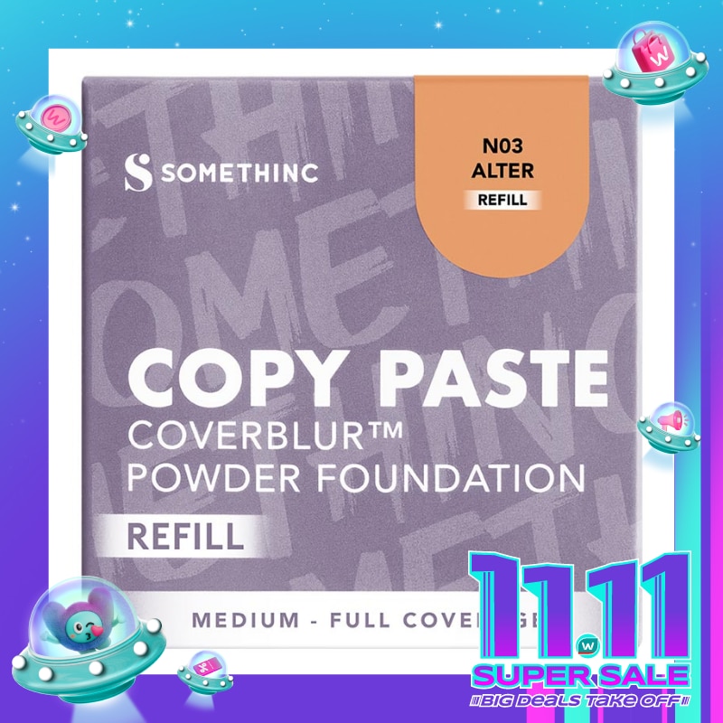 Somethinc Refill Copy Paste Coverblur Powder Foundation N03 Alter