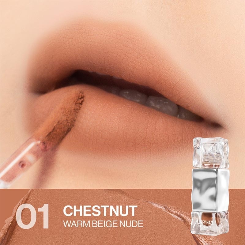 Soulyu Fluffy Haze Lip Velvet 01 Chestnut 3ml