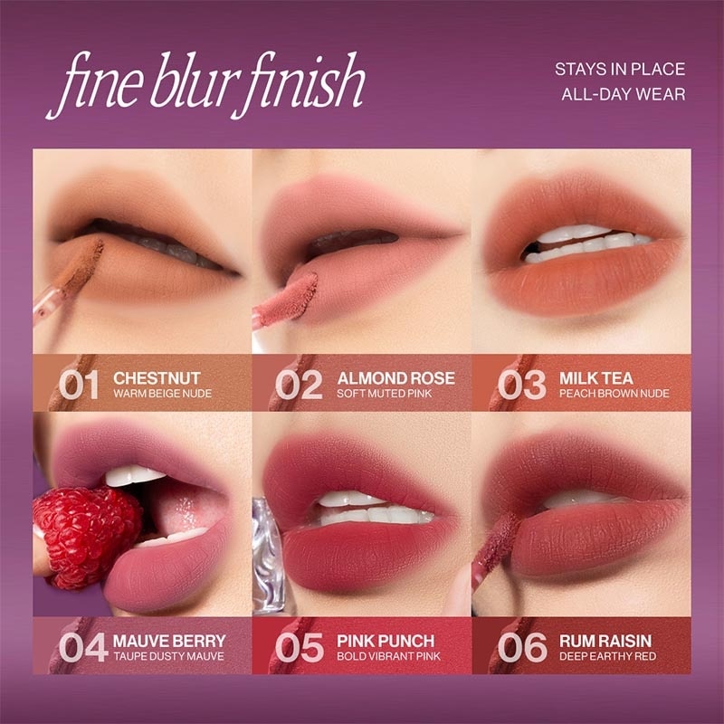 Soulyu Fluffy Haze Lip Velvet 01 Chestnut 3ml