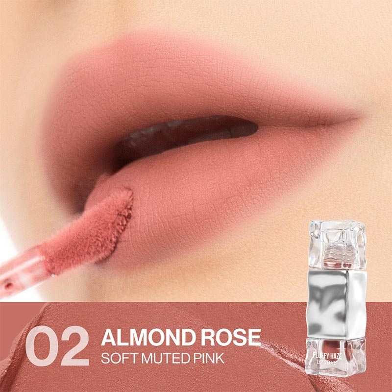 Soulyu Fluffy Haze Lip Velvet 02 Almond Rose 3ml