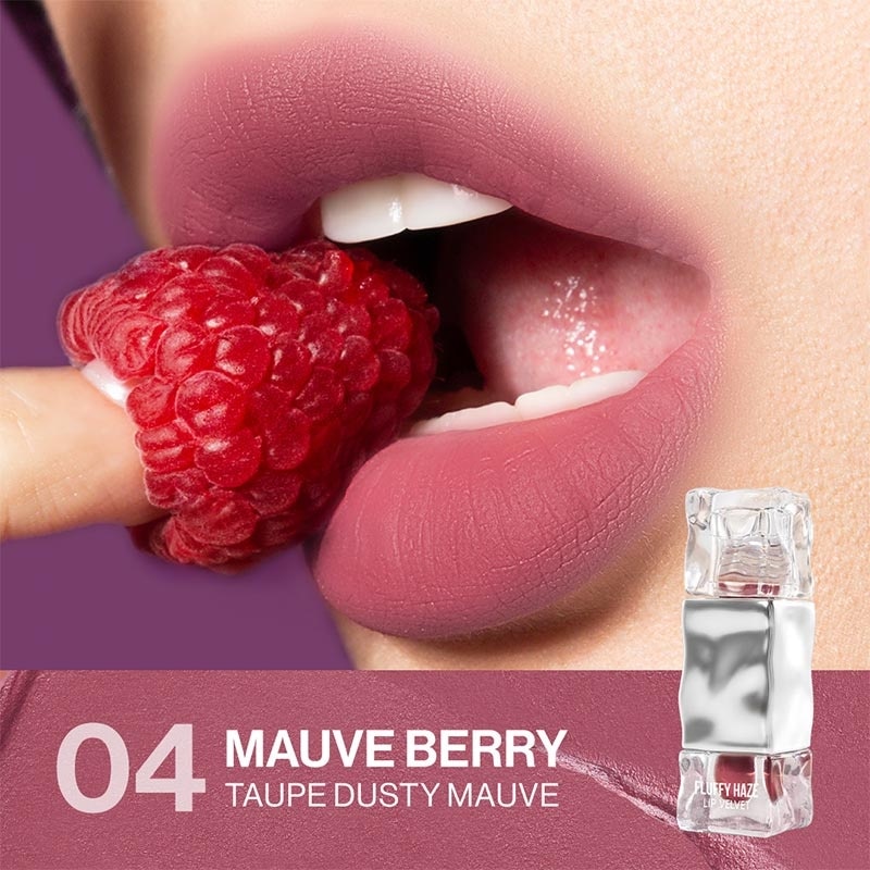 Soulyu Fluffy Haze Lip Velvet 04 Mauve Berry 3ml