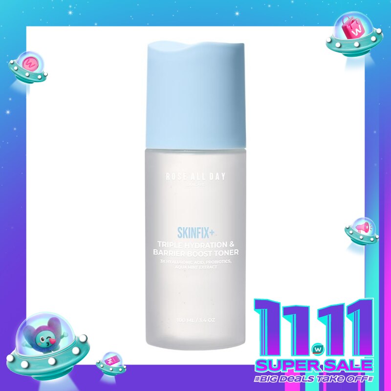 Rose All Day SKINFIX+ Triple Hydration & Barrier Boost Toner 100ml
