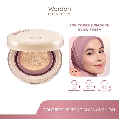 WARDAH - Wardah Colorfit Perfect Glow Cushion 21C Shell 15g