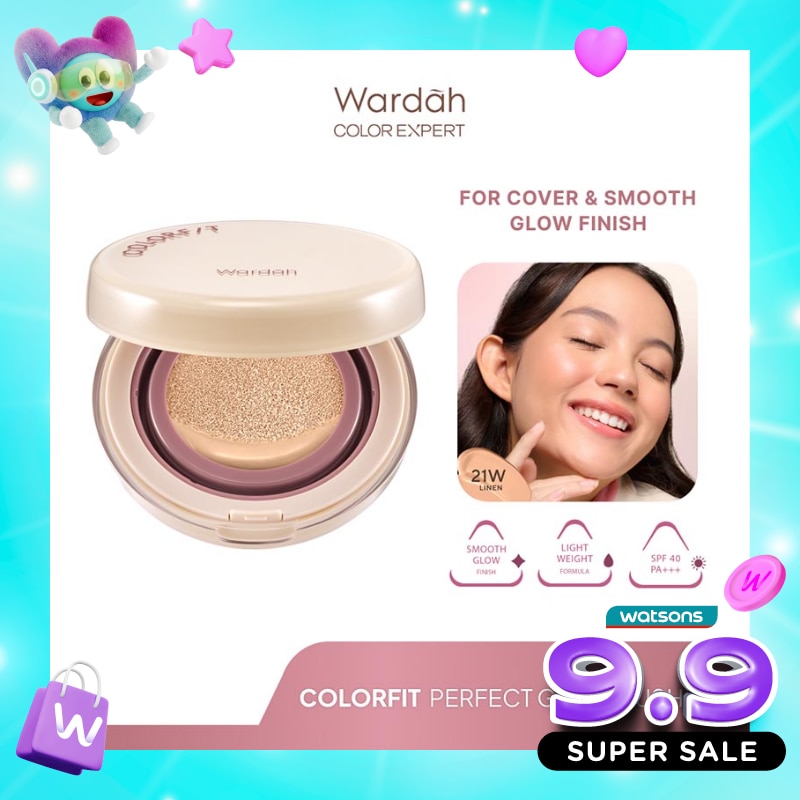 Wardah Colorfit Perfect Glow Cushion 21W Linen 15g image
