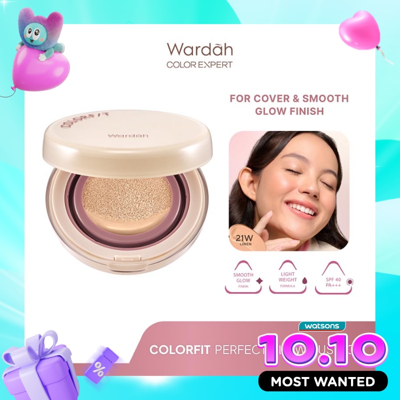Wardah Colorfit Perfect Glow Cushion 21W Linen 15g image