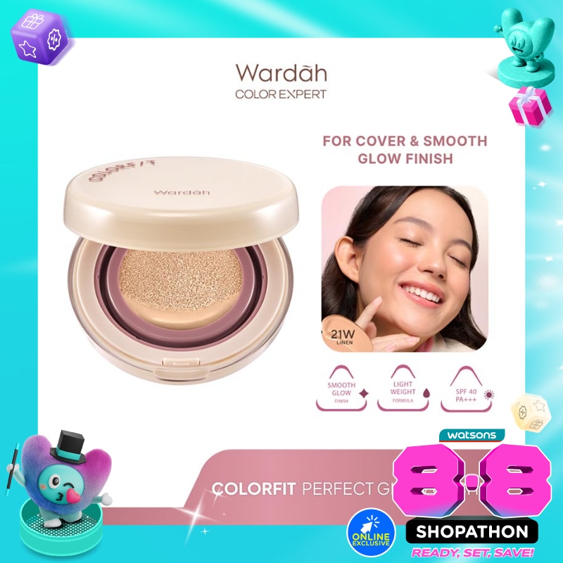 Wardah Colorfit Perfect Glow Cushion 21W Linen 15g image