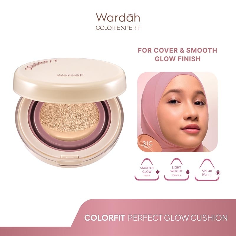 Wardah Colorfit Perfect Glow Cushion 31C Parfait 15g