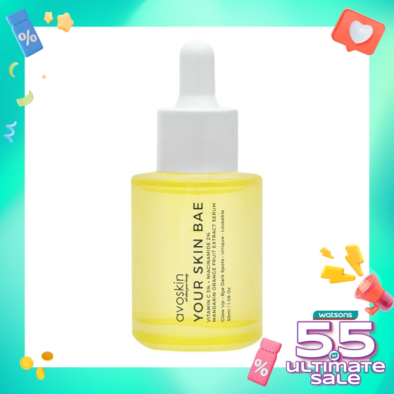 Avoskin Your Skin Bae Serum Vitamin C 3% + Niacinamide 2% + Mandarin Orange Fruit Extract 30ml