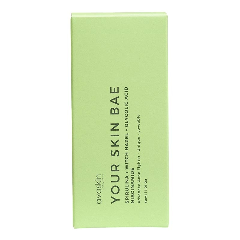 Avoskin Your Skin Bae Serum Spirulina + Witch Hazel + Glycolic Acid + Niacinamide 30ml