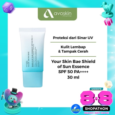 AVOSKIN - Avoskin Your Skin Bae Shield of Sun Essence SPF 50 PA++++ 30ml image