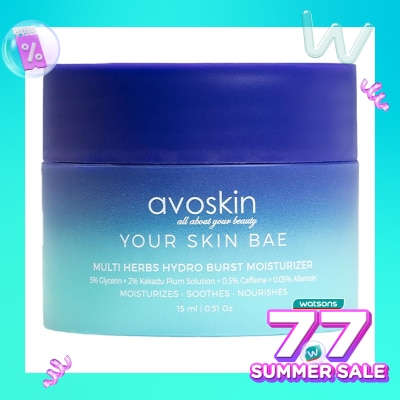 AVOSKIN Avoskin Your Skin Bae Multi Herbs Hydro Burst Moisturizer 15ml