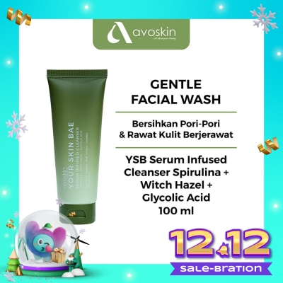 AVOSKIN Avoskin Your Skin Bae Serum Infused Cleanser Spirulina 100ml