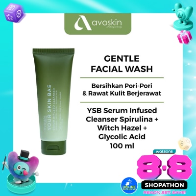 AVOSKIN - Avoskin Your Skin Bae Serum Infused Cleanser Spirulina 100ml image