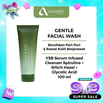 AVOSKIN - Avoskin Your Skin Bae Serum Infused Cleanser Spirulina 100ml image